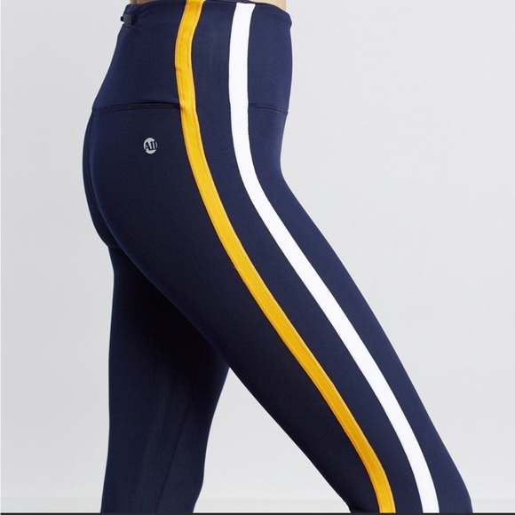 All access headliner ulta high rise legging in blue and yellow - Picture 3 of 7